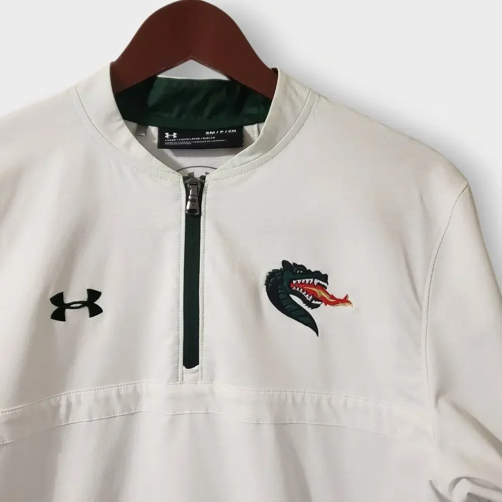 Under Armour Mens UAB Blazers White Pullover Windbreaker Sz‎ Small Collegiate